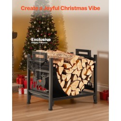 Halkoteline sisäkäyttöön jauhemaalattua Q195-terästä 45 cm leveä irrotettava 600D kangaskassi