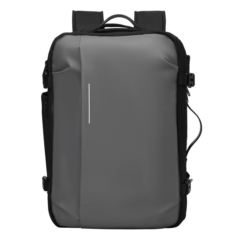 Tyhjiömatkareppu 65L harmaa 900D kangas PVC-nahka tyhjiöpumpulla