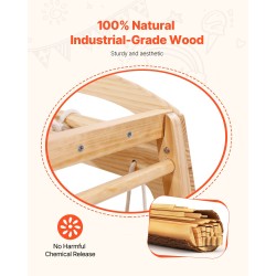 Sisäleikkokeskus 7-toimintoinen täyspuinen mäntyrunko 109x120x119.5 cm