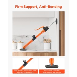 Tukipylvässetti 2 kpl säädettävä 40–60 cm hiiliteräs 100 kg kantavuus kaappien asennukseen