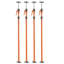 Tukitankosarja 4 kappaleen hiiliteräs TPR 125–291 cm kaappien ja kipsilevyjen tuentaan