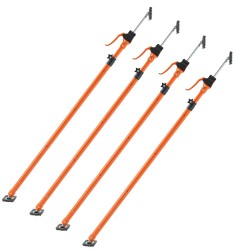 Tukitankosarja 4 kappaleen hiiliteräs TPR 125–291 cm kaappien ja kipsilevyjen tuentaan