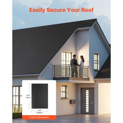 Kattorulla EPDM-kumikalvo vesieristykseen 1,14 mm 6,1 x 7,62 m musta