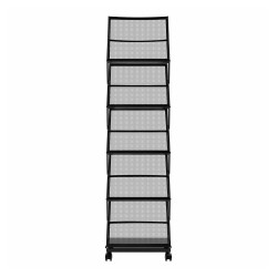 Esiteteline 5 tasoa lattiakäyttöön korkeus 1650 mm 2 kg tasoa kohden