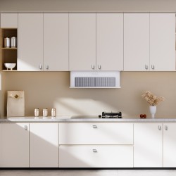 Kaapin ja laatikon suorakulmaiset nupit 10 kappaletta sinkkiseos kromi