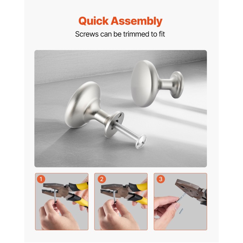 Kaappinupit sinkkiseos 25 kpl nikkeli halkaisija 28 mm sienimäinen malli