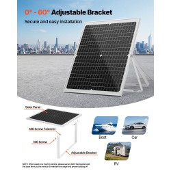 Aurinkopaneeli 30W 12V MPPT ohjaimella IP65 ylläpitolataukseen