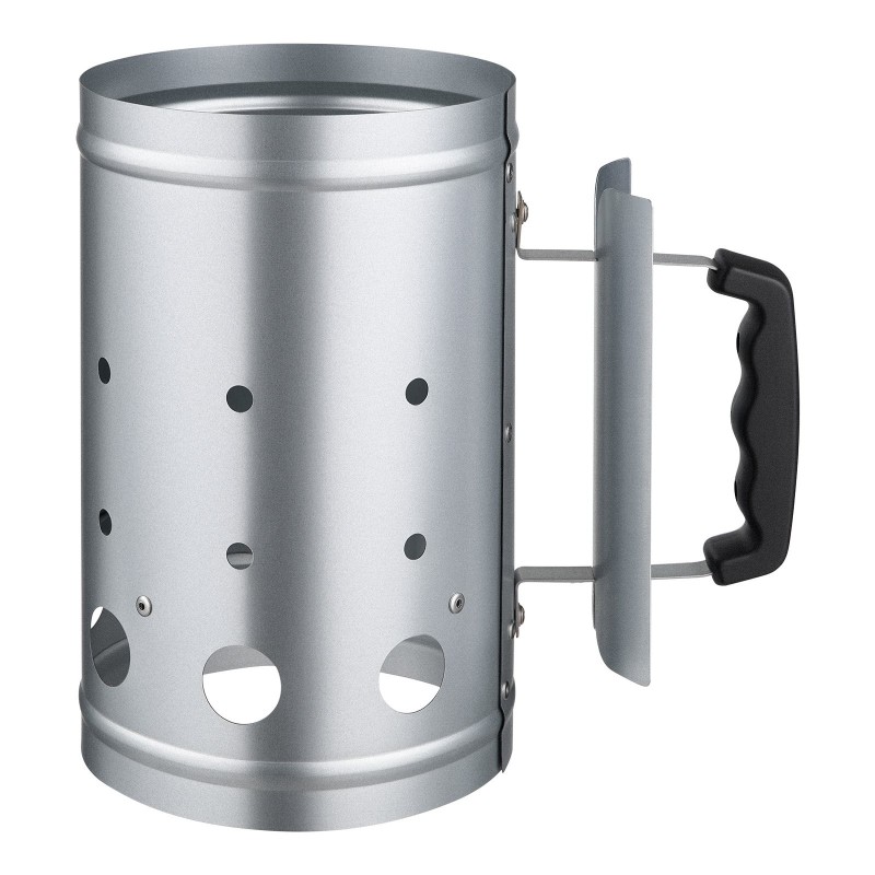 Hiilipiippusytytin paksu teräs galvanoitu pinta PE-kahva lämpösuojalla 1,8 kg