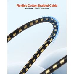 XLR-mikrofonikaapelisetti 6 kpl 7,62 m kultapinnoitetuilla 3-napaisilla liittimillä