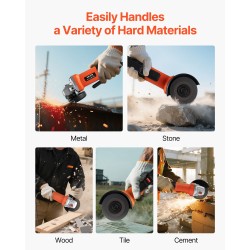 Kulmahiomakone 114,3 mm 1000 W kuparimoottori leikkaus ja hionta kompakti