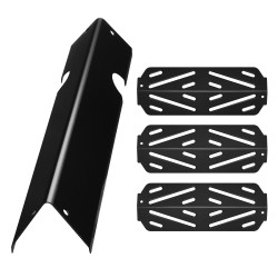 Posliiniemaloidusta teräksestä valmistetut flavorizer-tangot ja lämmönjakolevyt Weber Genesis II grilleihin