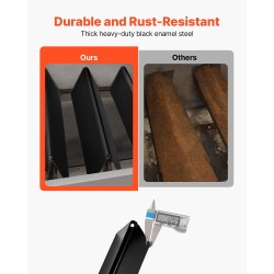 Flavorizer-tangot posliiniemaloitua terästä 5 kpl 390 mm Weber Spirit 300 sarjaan