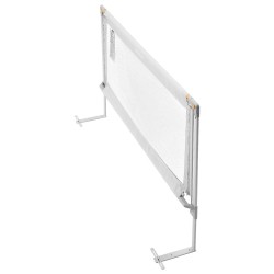 Kangasturvakaide teräsrunko 150 cm harmaa pystysuora nostomekanismi 5 27 cm patjalle