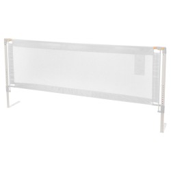 Kangasturvalaita yhdelle sivulle 200 x 62 cm nostettava harmaa teräsrunko