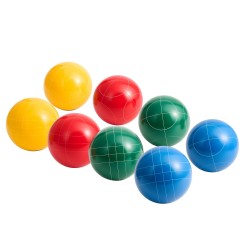 Bocce pallosetti polyesterihartsi 107 mm 8 palloa ulkopeleihin