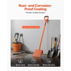 Huopakaton irrotuslapio teräs 8 tuuman terä 1170 mm kevyt D-kahvalla