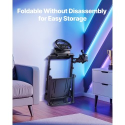 Rattiteline korkeussäädöllä taittuva hiiliteräsrunko 660–820 millimetriä