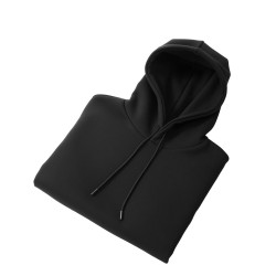 Huppari fleecellä vuorattu unisex 56 polyesteri 44 puuvilla M musta