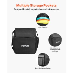 Frisbeegolfsetti 6+1 kiekkoa TPE-muovia reppu kolmella taskulla