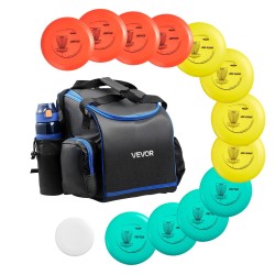 Frisbeegolfsetti 13 kiekkoa TPE-muovista putterilla ja driverilla repulla