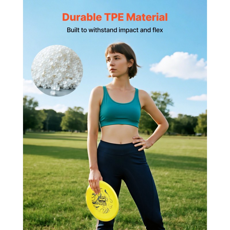 Frisbeegolf-setti kolmen kiekon TPE-materiaali draiveri lähestymiskiekko putteri ulkokäyttö