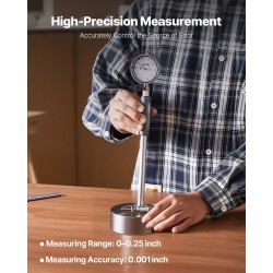 Mittasarja kellomittarilla ja sylinterimittarilla alumiinirunko 50,8–152,4 mm 0,03 mm tarkkuus