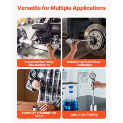 Mittasarja kellomittarilla ja sylinterimittarilla alumiinirunko 50,8–152,4 mm 0,03 mm tarkkuus