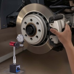 Mittakello magneettijalustalla alumiinirunko ruostumaton mittatappi 0-25,4 mm 0,03 mm