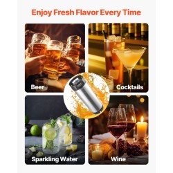 Kegit ruostumattomasta teräksestä 19 l 2 kpl pikaliittimillä kotioluelle