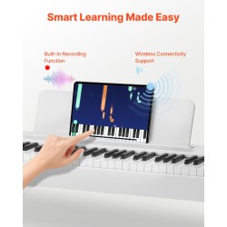 Digitaalipiano 88 täysin painotettua kosketinta 280 ääntä MIDI-tuki kolmipedaaliyksikkö