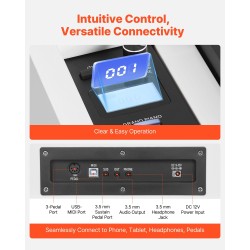 Digitaalipiano 88 täysin painotettua kosketinta 280 ääntä MIDI-tuki kolmipedaaliyksikkö