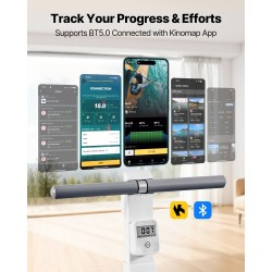 Magneettinen soutulaite kotikäyttöön 16-tasoinen valkoinen taittuva 158 kg kantava