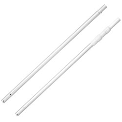 Teleskooppinen uima-allastanko alumiiniseoksesta valmistettu säädettävä 1–3,66 m 1¼-tuumainen liitin altaan puhdistukseen