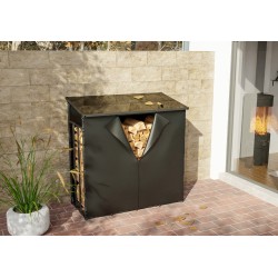 Ruston vedenkestävä polttopuutelineen suojapeite vetoketjulla