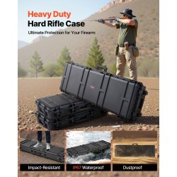 Kovakotelo pitkille aseille IP67 vesitiivis polypropeeni polyuretaani 1320 mm