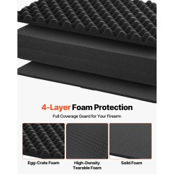 Kovakotelo pitkille aseille IP67 vesitiivis polypropeeni polyuretaani 1320 mm