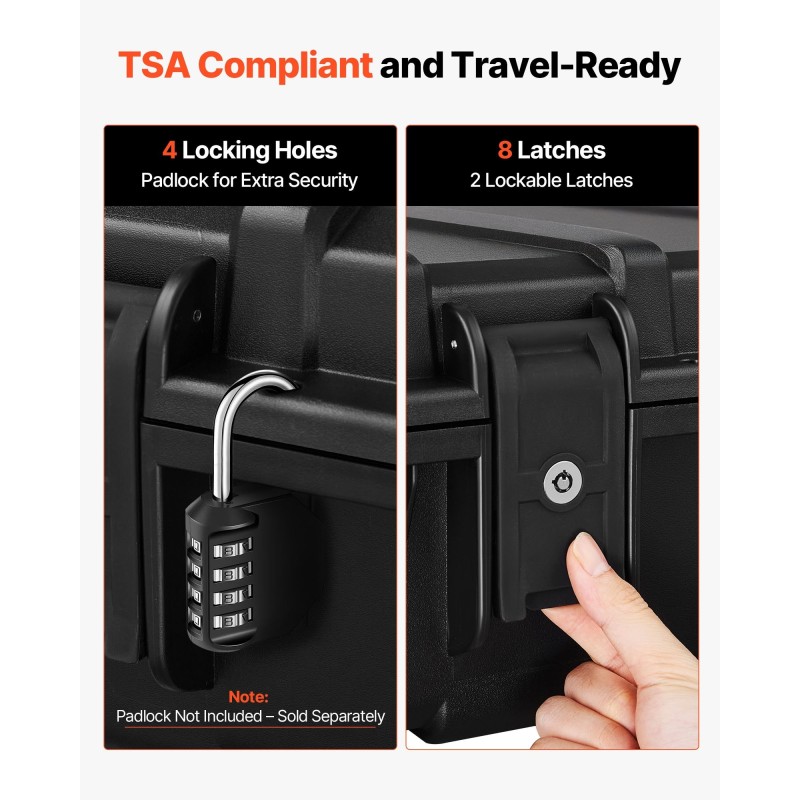 Kovakotelo pitkille aseille IP67 vesitiivis polypropeeni polyuretaani 1320 mm