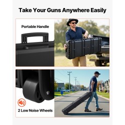 Kovakotelo pitkille aseille IP67 vesitiivis polypropeeni polyuretaani 1320 mm