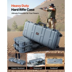 Asekotelo lukittava PP-muovinen IP67 sisämitta 102 cm muotoiltava vaahtomuovi pyörillä