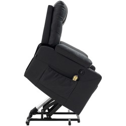 Andover sähköinen nojatuoli USB-porteilla ja juomatelineillä