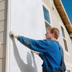 Höyrynsulkutalopeite polyeteenikalvo ja kudottu kangas 2,74 x 22,86 m 62,7 m²