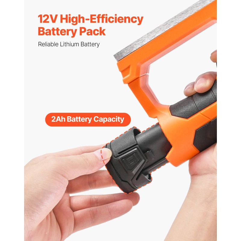 12V 2Ah litiumioniakku nylonpohjalla Makita yhteensopiva sähkökäsihöylään kompakti