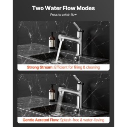 Keittiö- ja allashana 304-ruostumatonta terästä ulosvedettävällä 360 asteen suuttimella harjattu nikkelipinta