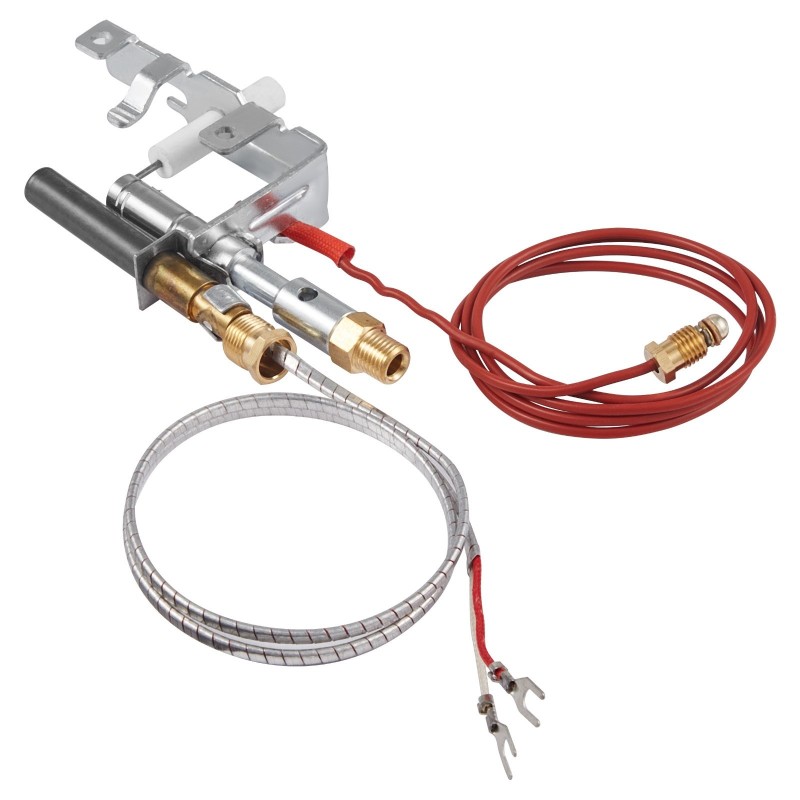 kaasun ohjausliekkiyksikkö nestekaasulle lämmön- ja korroosionkestävä hopea 160x120x40 mm