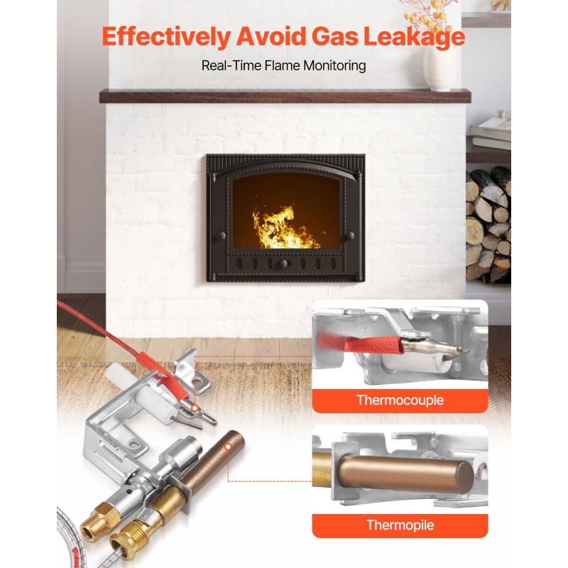 Pilottipoltinkokoonpano maakaasukäyttöön kuumuutta ja korroosiota kestävä hopea 160x120x40 mm