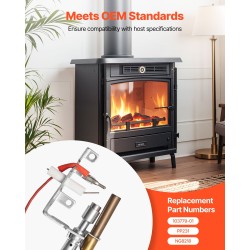 Pilottipoltinkokoonpano maakaasukäyttöön kuumuutta ja korroosiota kestävä hopea 160x120x40 mm