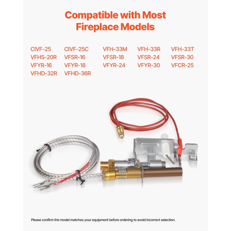 Pilottipoltinkokoonpano maakaasukäyttöön kuumuutta ja korroosiota kestävä hopea 160x120x40 mm