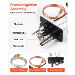 Kaasureleensarja luonnonkaasulle takkoihin vedenlämmittimiin ja liesiin