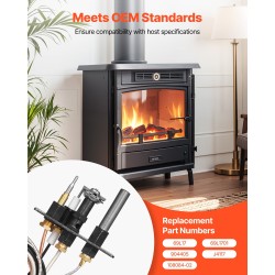 Kaasureleensarja luonnonkaasulle takkoihin vedenlämmittimiin ja liesiin