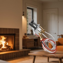 Sytytyskokoonpano maakaasutakkoihin lämmön ja korroosion kestävä hopeanvärinen laajasti yhteensopiva